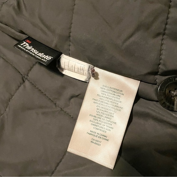 Roots Women's Hooded Green Parka Size Small Jacket - Picture 12 of 16